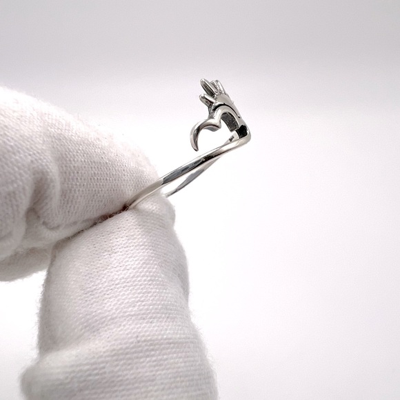 Sale $15 Firm! .925 Sterling Silver Cloud & Sun Ring - Picture 13 of 15